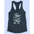 thumbnail image 3 of Cetacea Ii Racerback Tank Women -June Erica Vess Designs, Female x-Small, 3 of 4