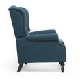 thumbnail image 6 of Noble House Walter Fabric Pushback Recliner, Set of 2, Blue, 6 of 12