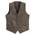 thumbnail image 3 of Gioberti Men's 5 Button Faux Suede Vest, 3 of 6