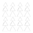 thumbnail image 1 of 60 unids de moda triángulo aleación colgantes collar encanto para la fabricación de joyas, 1 of 7