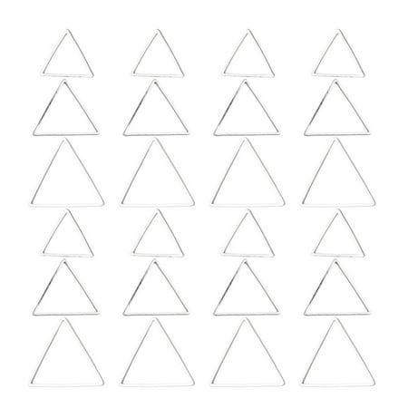 

60pcs Fashionable Triangle Alloy Pendants Necklace Charm for Jewelry Making