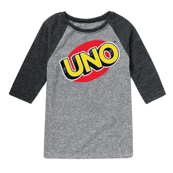 UNO Logo - Toddler And Youth Raglan Graphic T-Shirt