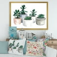 thumbnail image 3 of Designart 'Succulent and Cactus House Plants VI' Farmhouse Framed Art Print, 3 of 4