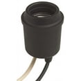 thumbnail image 2 of Leviton 124-D Lamp Holder, 250 V, 660 W, Phenolic Housing Material, Black/White, 2 of 2