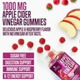 thumbnail image 4 of Apple Cider Vinegar Gummies 1000mg per Serving - Sugar Free Max Strength ACV Gummy Vitamins Supplement, Advanced Formula, Vitamin B12 Supports Metabolism & Energy, Keto Friendly, Vegan, 60 Gummies, 4 of 10