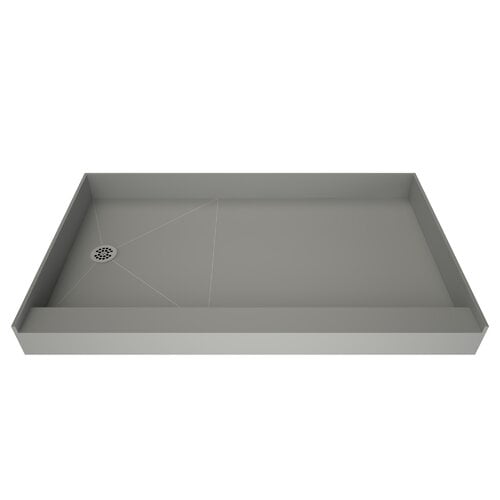 Tile Redi 48'' x 30'' Single Threshold Shower Base with Drain Plate ...