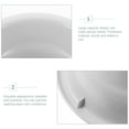 thumbnail image 3 of IBASETOY Multi Functional Thick Plastic Wash Basin in Beige for Home Cleaning and Bathing, 3 of 6