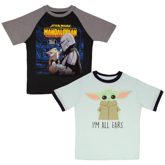 Star Wars The Mandalorian Graphic T-Shirt 2-Pack (Toddler & Little Boys), Sizes 2T–7
