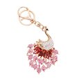 thumbnail image 2 of LYMAYTER Porte-Clés Paon en Strass de Luxe en Forme de Paon pour Voiture - Incrusté de Strass, 2 of 7