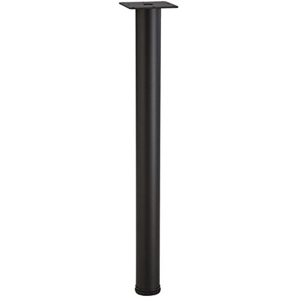 34 1/2" Hafele Table Legs Set of 4, Steel, Black