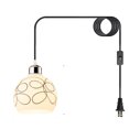 thumbnail image 1 of Plug In Ceiling Lights Modern Minimalist Dining Room Kitchen Island Glass White Over Kitchen Sink Light Hanging Pendant Light, 1 of 4