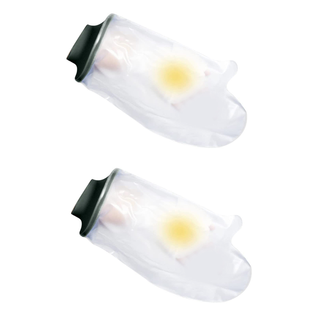 2X Couvre-Plâtre Imperméable Couvre-Mains pour Adulte pour Douche Bain Protecteur de Plaies pour Mains Brûlées Doigts Poignets