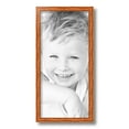 thumbnail image 2 of ArtToFrames 8" x 17" Honey Picture Frame, 8x17 inch Brown Wood Poster Frame (WOM-4214),  Pack, 2 of 8