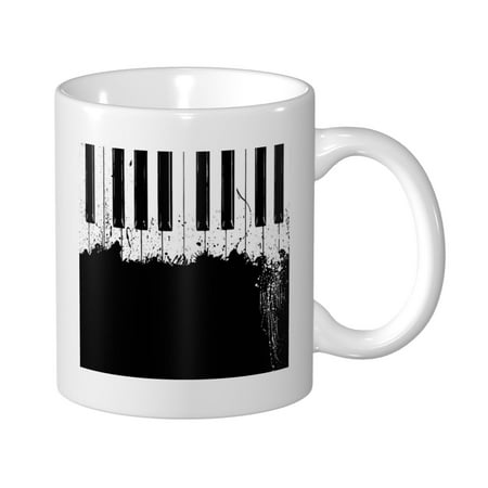 

Piano Keys Coffee Mugs Ceramics Mug Ceramic Cup 11oz