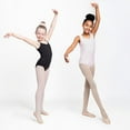 thumbnail image 6 of Rainbeau Moves Premium Nylon Long Sleeve Basic Leotard, Little Girls, Black, XS-XL, 6 of 7