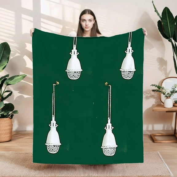 Durable Soft & Warm Flannel Blanket - Cozy Sofa Travel Bed & Chair Blanket with Elegant Intricate Pattern Design