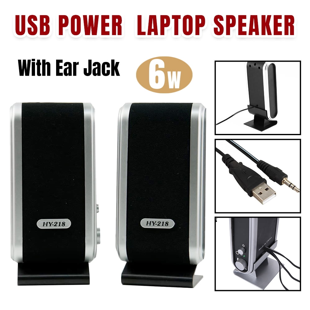 Computer Speaker, USB Speaker Small Mighty Solid Wired Multimedia