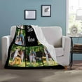 thumbnail image 2 of AISENIN Custom Blankets Gifts for Girlfriend Boyfriend Family Custom Blanket Wife and Husband Photo for Meaningful Day Valentines Day Birthday Christmas 10 Photos 50*60Inch, 2 of 5
