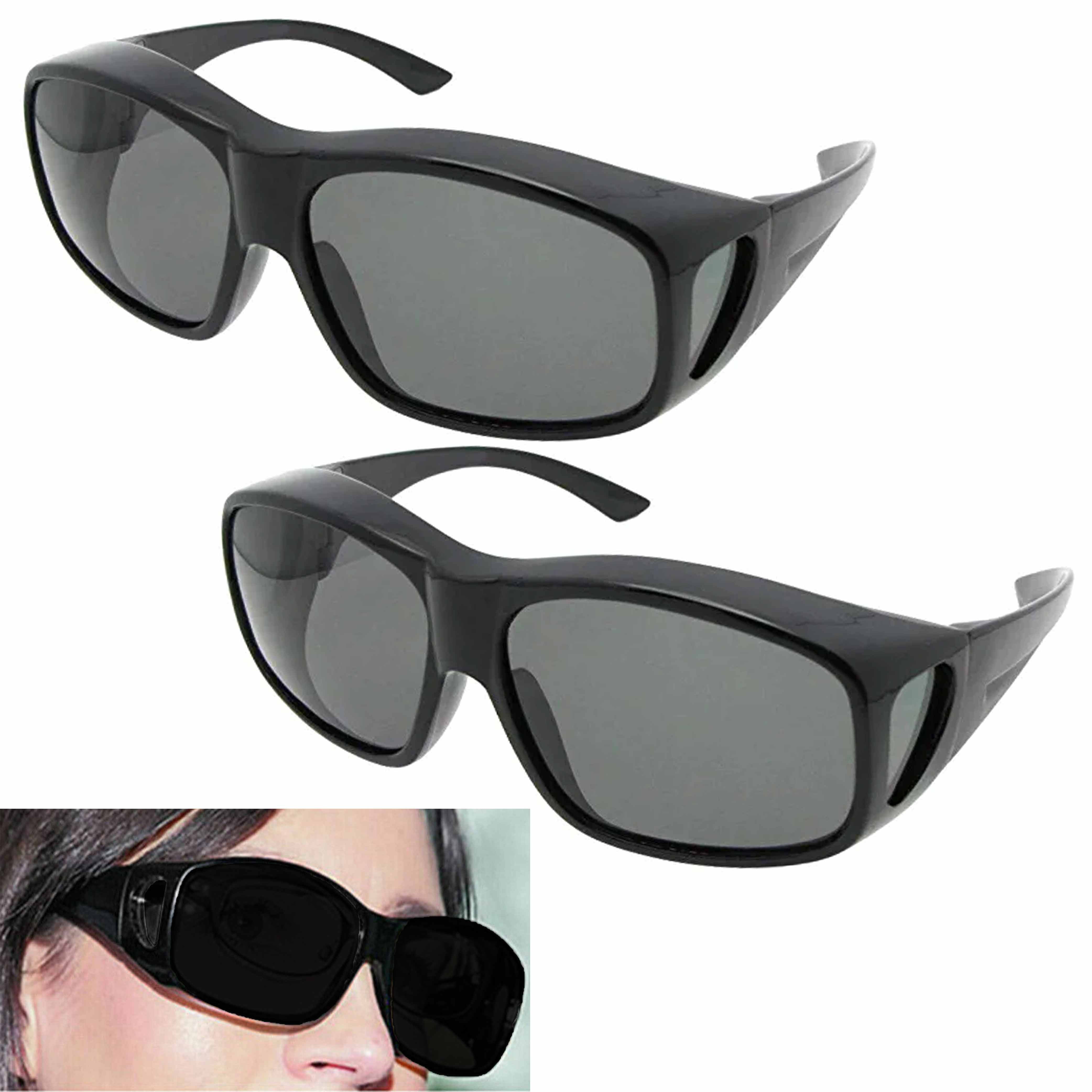 2 Pc Men Women Fit Over Rx Glasses Extra Large Safety Goggles ...