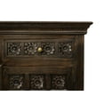 thumbnail image 6 of Anisa 4-Door 4-Drawer Sideboard in Traditional Antique Black on Solid Wood, 6 of 11