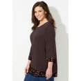 thumbnail image 4 of Catherines Women's Plus Size Impossibly Soft Duet Tunic, 4 of 6