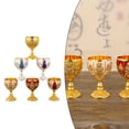 thumbnail image 3 of Bgsha Gobelet Rétro Gobelet en Métal Embossé Gobelet à Vin Mini Gobelet Doré Ornements Rétro pour Décoration de Bar Collection Maison Cadeaux, 3 of 6