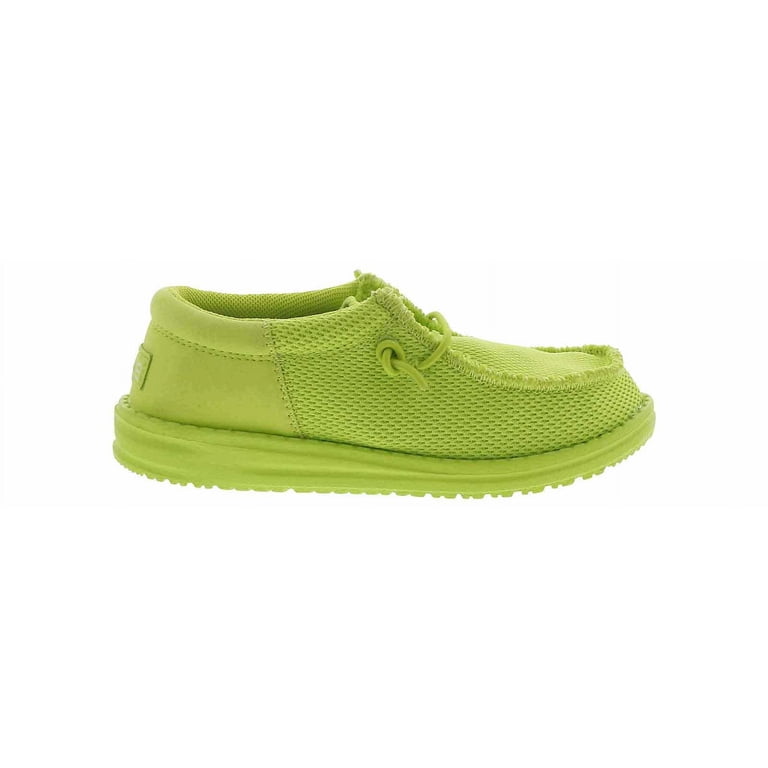 Hey Dude men’s Neon Yellow Slip-On Moccasins with Multicolor Accents HEY DUDE WALLY PARTY MESH Men main image 3
