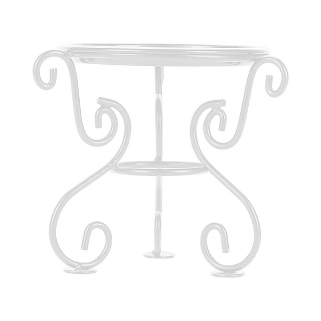 koolsoo Plant Stand Decorative Supports Rack Heavy Duty for Balconies Courtyard Room White