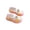 Pink, variant on GiLiling Girls Barefoot Mary Jane Flats, Closed-Toe Canvas Flats with Elastic Strap, Breathable Non-Slip Soft Rubber Sole Casual Summer Shoes for Kids (Pink, 4-4.5 Years)