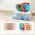 thumbnail image 2 of Limited Time Deal karymi ChildrenTissue Box with Teether Soft Stuffed Sensory Toys High Contrast Scarves with Crinkle Paper for Kids Educational Preschool Learning Funny Christmas Gifts, 2 of 9