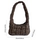 thumbnail image 2 of Bolso Hinchado Hombro Acolchado para Mujeres PU Cuero Con Bolsas Múltiples Nubes Viajar Por, 2 of 9