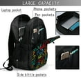 thumbnail image 3 of Ratiio Play Game Start Print Travel Laptop Backpack,Slim Sturdy Laptops Backpack with USB Charging Port, Water Resistant College School Computer Bag, 3 of 6