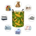 thumbnail image 3 of Lsque Fresh Corn 1 pattern Laundry Hamper Basket, Tall Woven Rope Hamper Basket for Clothes, Lightweight Storage Basket, Collapsible Waterproof-Small, 3 of 8