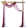 thumbnail image 2 of YAOMOBB Backdrop Tulle Glitter Backdrop Drapery Set Fade Resistant Decoration for Outdoor Events, 2 of 7