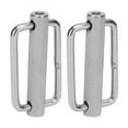 thumbnail image 3 of Ccdes Strap Adjuster,2Pcs Slide Buckle Knurled Roller Strap Adjuster Stainless Steel Hardware Set Kit For Belt, 3 of 8