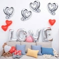 thumbnail image 5 of YIMWNYI 18 Inch Heart-Shaped Aluminum Foil Balloons - Wedding and Valentine's Day Decorations, Durable and Lightweight Party Balloons, Set of 4, 5 of 5