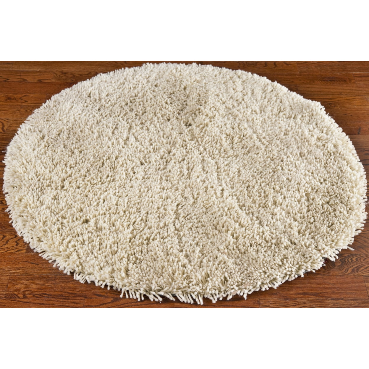 SAFAVIEH Glen Solid Plush Shag Area Rug, Ivory, 7'6" x 9'6"