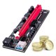 thumbnail image 3 of Worallymy PCI-E Riser Board 1X a 16X GPU Extender Riser Card PCI-E USB 3.0 GPU Adapter con interfaz de 6 pines negro Worallymy JD735811652, 3 of 7