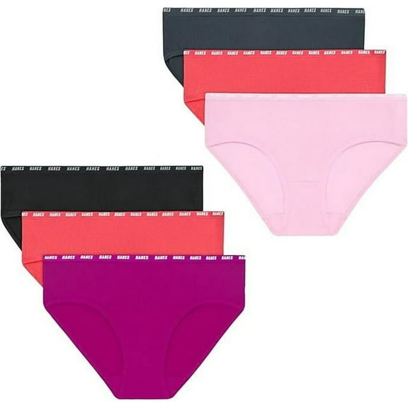 Hanes Girls Moves Breathable Stretch Tween Underwear, 6-Pack, Size: 6-16