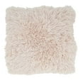 thumbnail image 5 of Fennco Styles Classic Faux Fur Decorative Throw Pillow Cover 18 x 18 Inch - Natural Plush Cushion Case for Home, Couch, Living Room, Office and Holiday Décor, 5 of 6