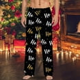 thumbnail image 2 of ASFGIMUJ Mens Christmas Pajama Pants Sleepwear Lounge Pajama Bottoms Christmas Casual Pants With Drawstring And Pockets, 2 of 4