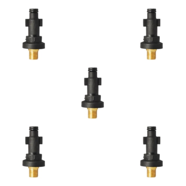 Wweixi 1pc Pressure Washer Adapter Foam Nozzle Washing Car Accessories Adapter Type G 5Set