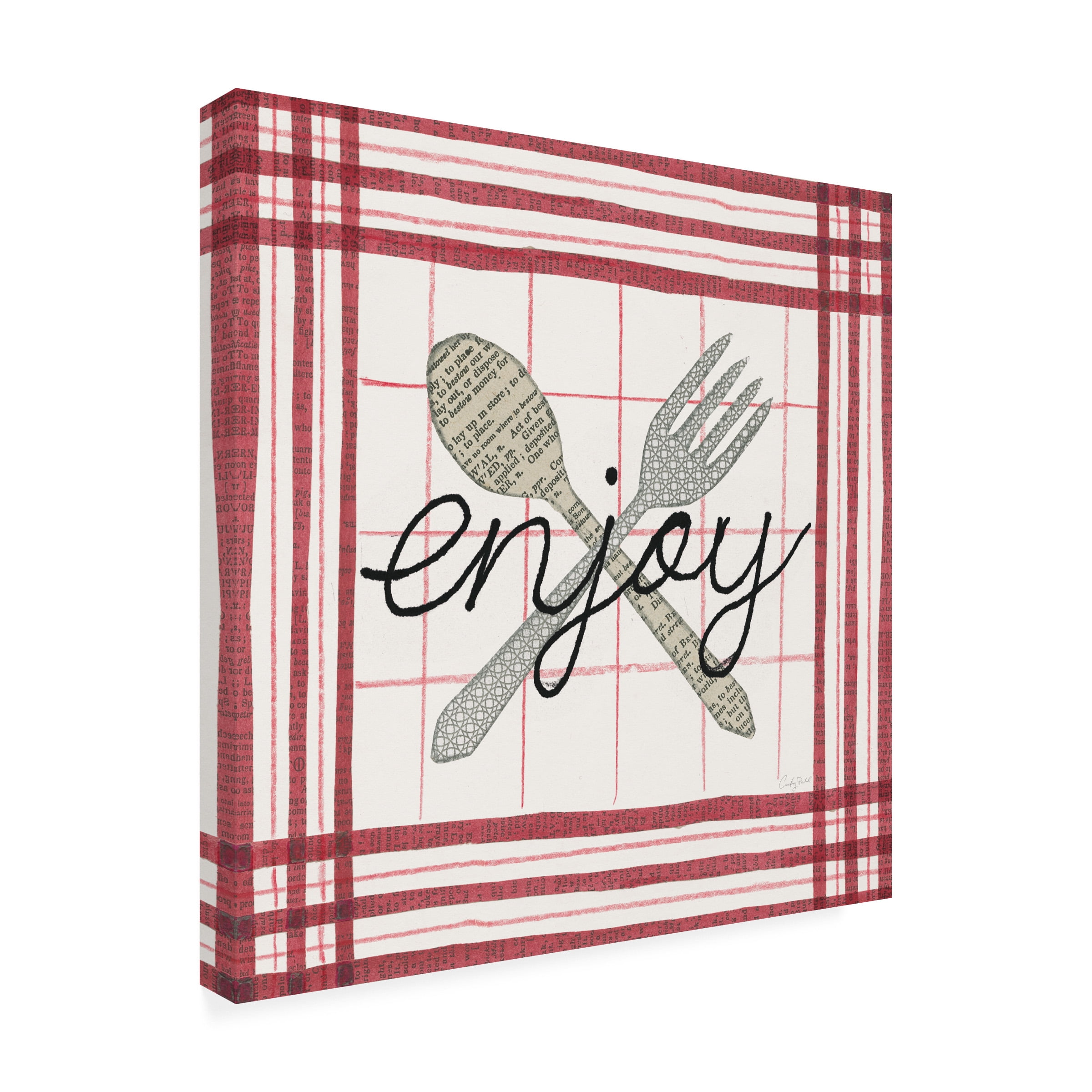 Courtney Prahl 'Cool Kitchen Enjoy' Canvas Art