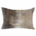 thumbnail image 2 of Brown Throw Pillow Cover, Pillowcase Protectors with Zipper, Breathable Decorative Lumbar Pillow Case Cover, Modern Abstract Art Oil Painting Ombre Pillow Shams for Couch Sofa 16x24Inch, 2 of 8