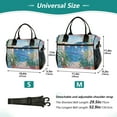 thumbnail image 4 of FORMRS Insulated Lunch Bag Unisex Large Capacity with Shoulder Strap, Seaside Door, 4 of 6
