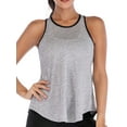 thumbnail image 2 of FUTATA Activewear Vest Tops for Women Loose Casual Slim Fit Tank Tops Shirt Summer Ladies Sports Gym Racer Back Running Vest Blouse Fitness Jogging Yoga Tank Top Fashion Outfit, 2 of 6