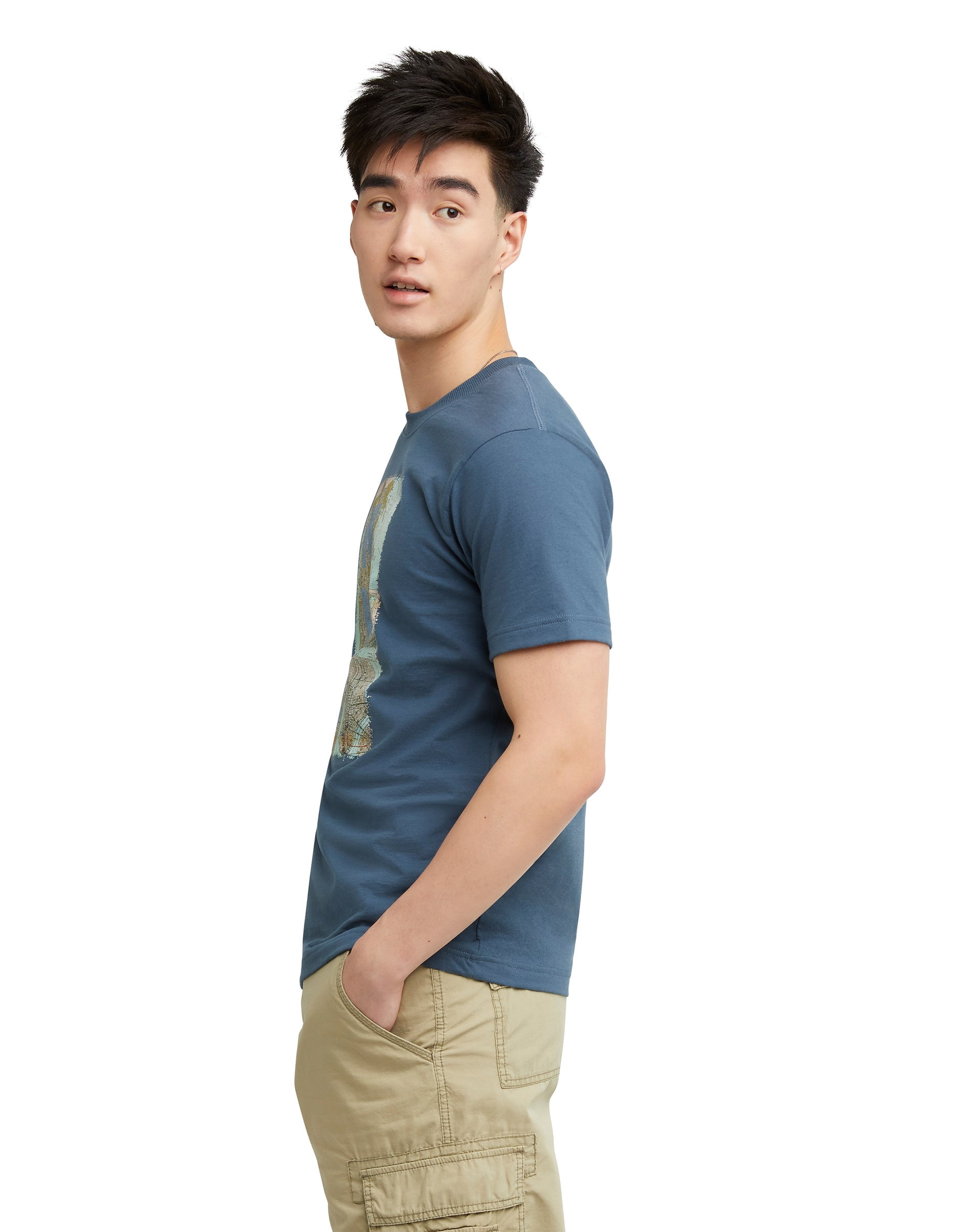 Hanes Explorer Unisex Short Sleeve T-Shirt, Sizes XS-2XL