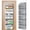 Gray, variant on LazySpin Heavy Duty Over the Door Organizer with 5 Tiers & 5 Large Pockets, Hanging Storage Closet Door Organizer with 10 Side Pockets & PVC View for Bathroom, Bedroom, Pantry, Nursery, Gray