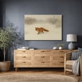 thumbnail image 3 of Canvas Print Vintage Fox Wall Art Animal Rustic Decorative for Living Room Bedroom - 32"x48", 3 of 8