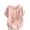 Pink, variant on Fesfesfes Women Plus Size Summer Oversize Casual Round-Neck Short Sleeve Flower Printing Loose Shirt Tops Short Sleeve T Shirts for Women 14(XXXL)